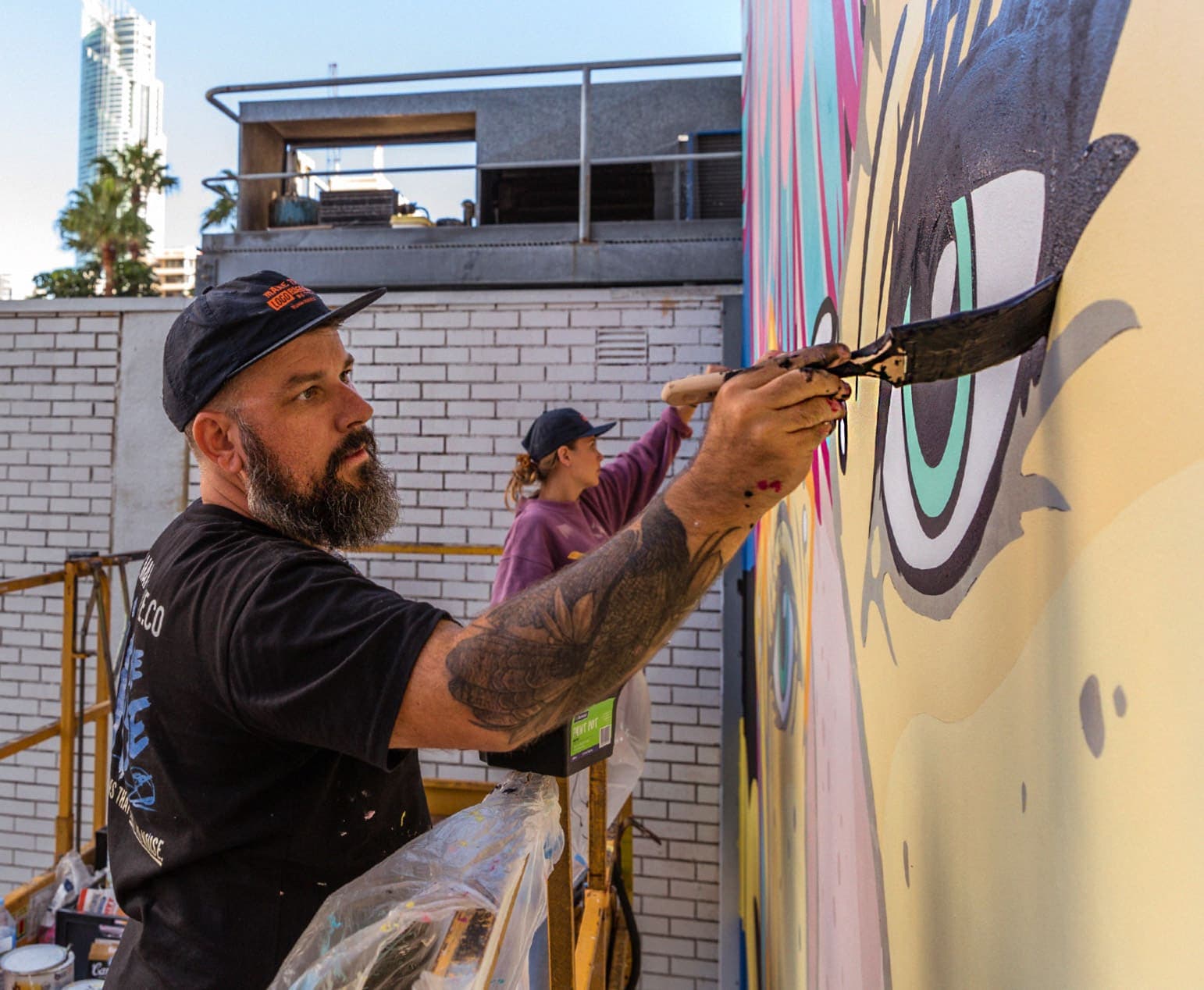 Kiel Tillman at work