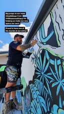 Tree Trunk Office Mural